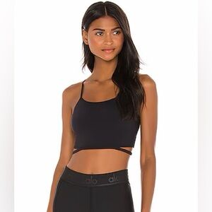 ALO Yoga Black Crop Top